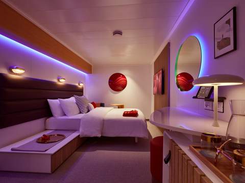 Virgin Voyages The Insider (IN) cabin, photo 3 of 3 Virgin Voyages The Insider (IN) cabin, photo 3 of 3