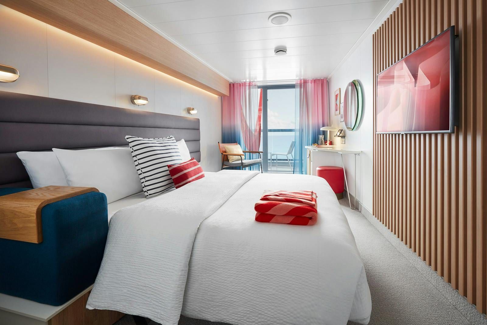 Virgin Voyages Central Sea Terrace (TC) cabin, photo 4 of 6