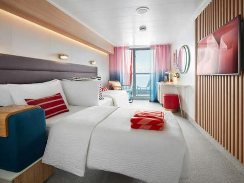 Virgin Voyages Central Sea Terrace (TC) cabin, photo 5 of 6