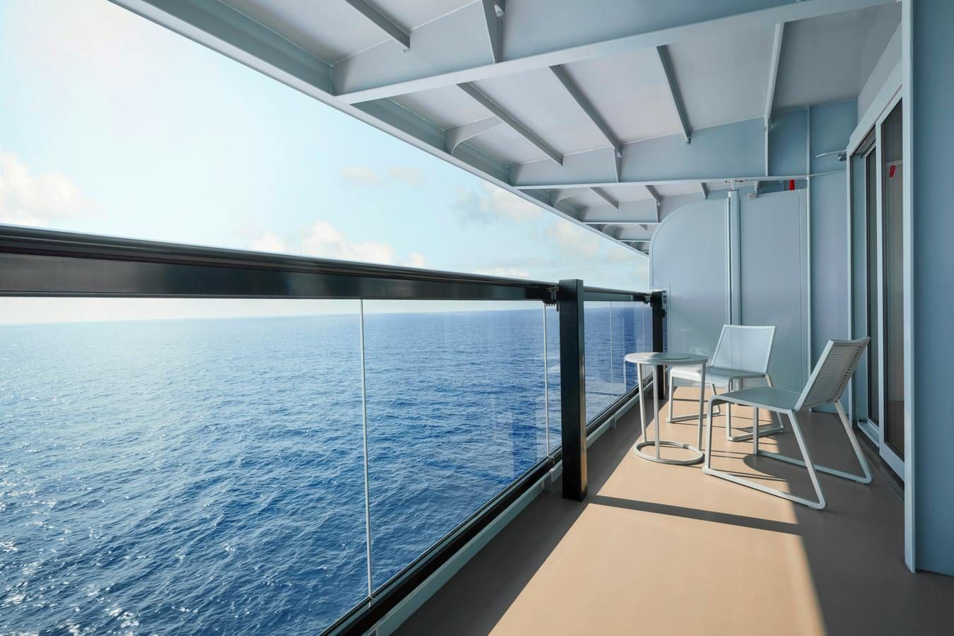 Virgin Voyages Brilliant Suite (SB) balcony, photo 1 of 2