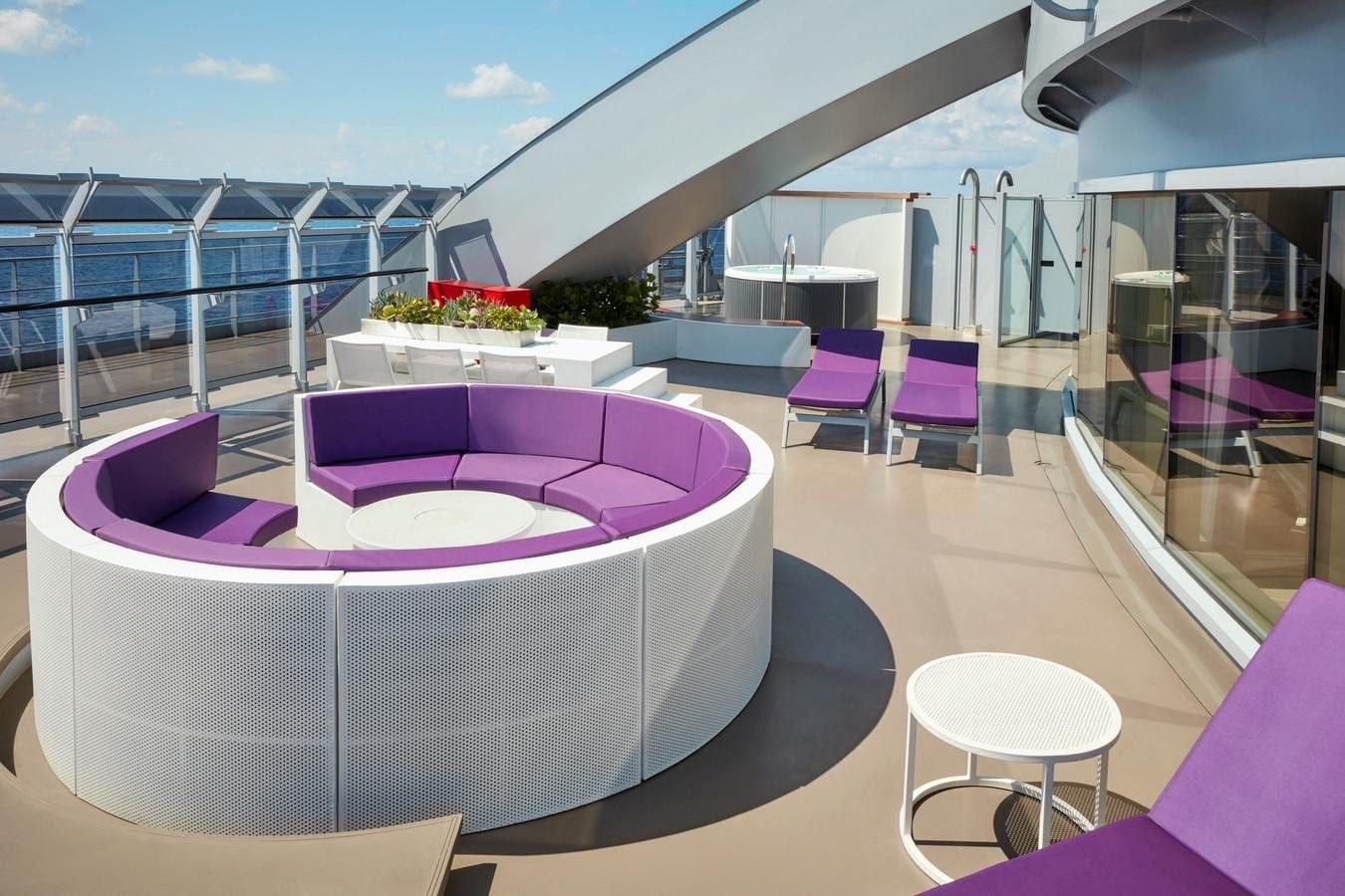 Virgin Voyages Massive Suite (SM) balcony, photo 2 of 3