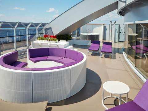 Virgin Voyages Massive Suite (SM) balcony, photo 2 of 3