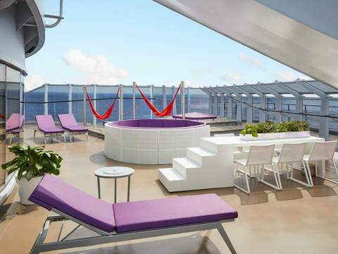 Virgin Voyages Massive Suite (SM) balcony, photo 3 of 3
