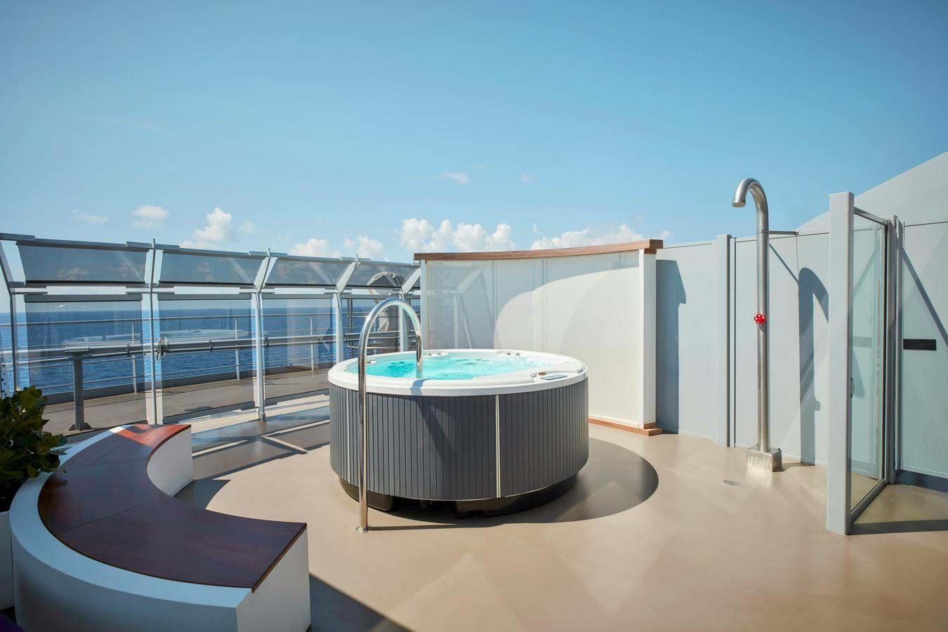 Virgin Voyages Massive Suite (SM) balcony, photo 1 of 3