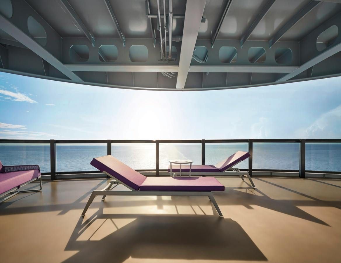 Virgin Voyages Sweet Aft Suite - Biggest Terrace (SAB) balcony, photo 1 of 2