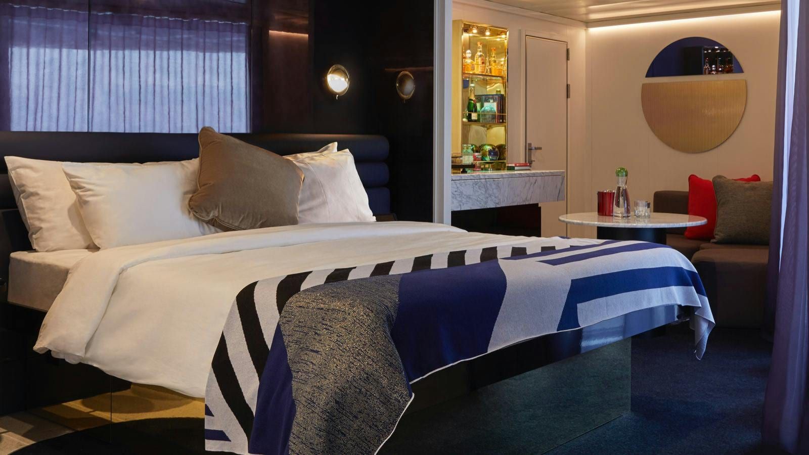 Virgin Voyages Cheeky Corner Suite - Even Bigger Terrace (SCE) cabin