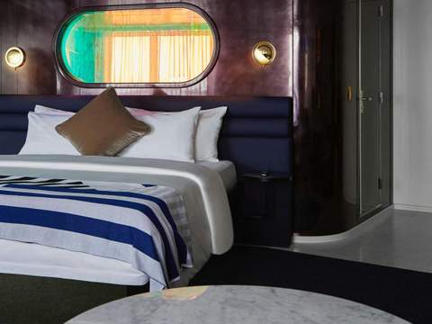Virgin Voyages Gorgeous Suite (SG) cabin, photo 1 of 2