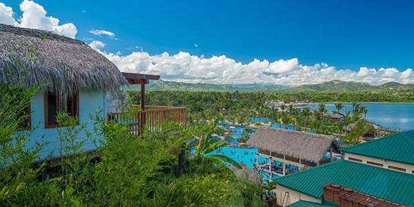 Amber Cove (Puerto Plata), Dominican Republic Cruise Port - overhead view of the Amber Cove itinerary stop located in the Caribbean - Eastern cruising region