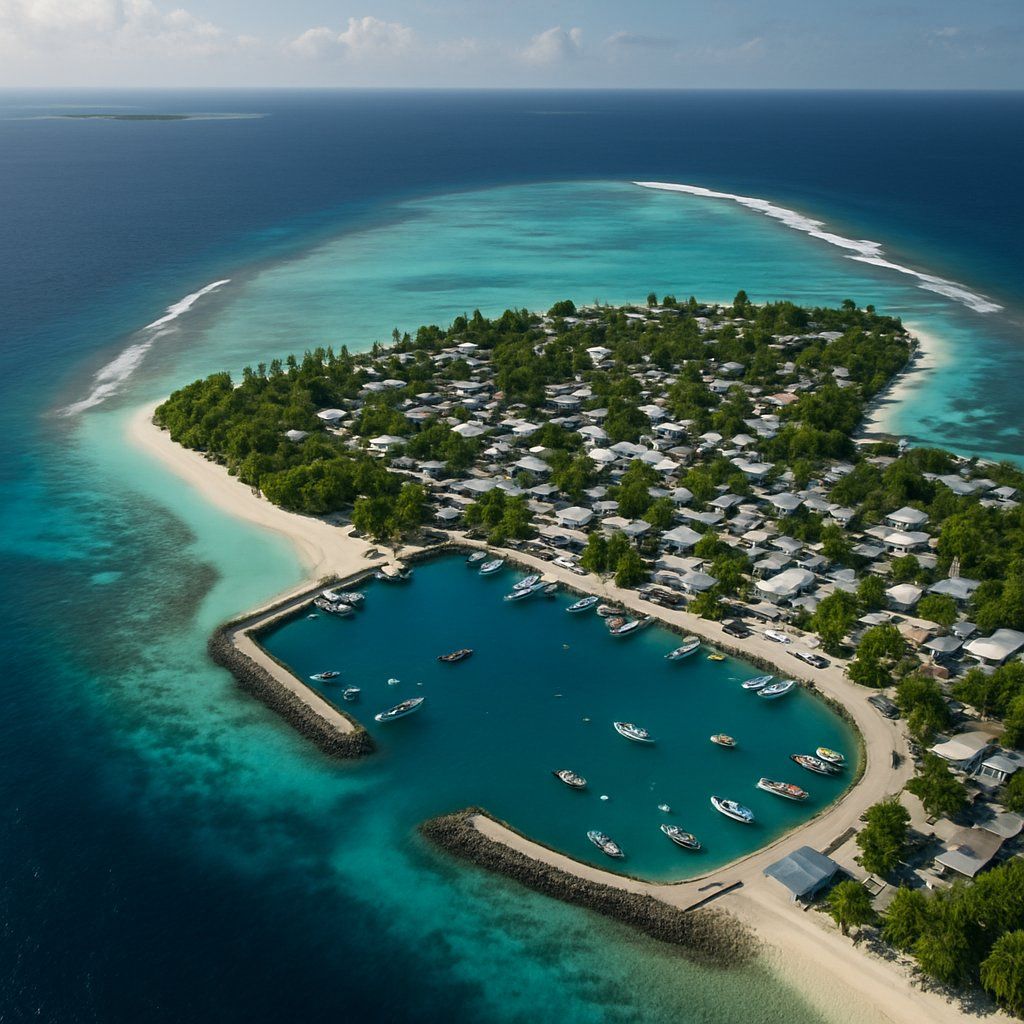 Baa Atoll, Maldives Cruise Port - overhead view of the Baa Atoll itinerary stop located in the Other (Asia/Africa/Middle East) cruising region