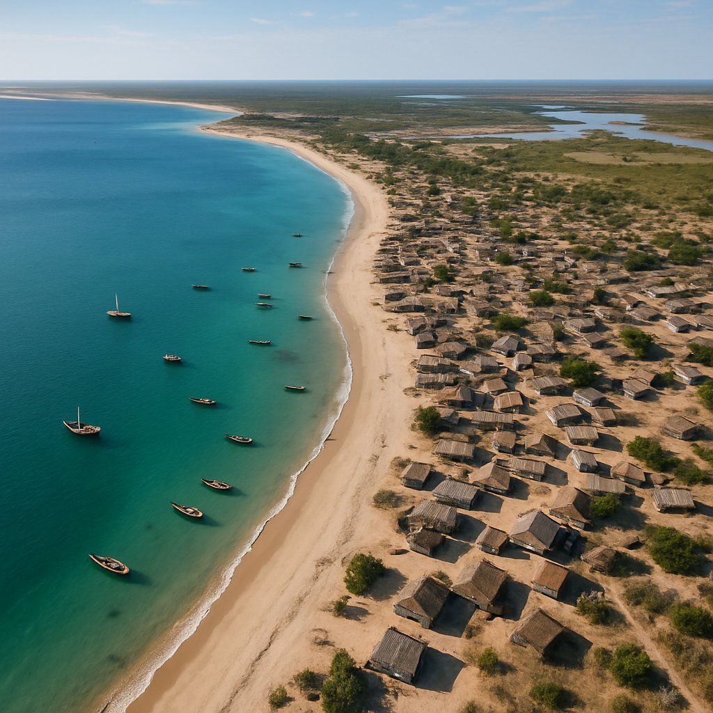 Belo Sur Mer, Madagascar Cruise Port - overhead view of the Belo Sur Mer itinerary stop located in the Other (Asia/Africa/Middle East) cruising region