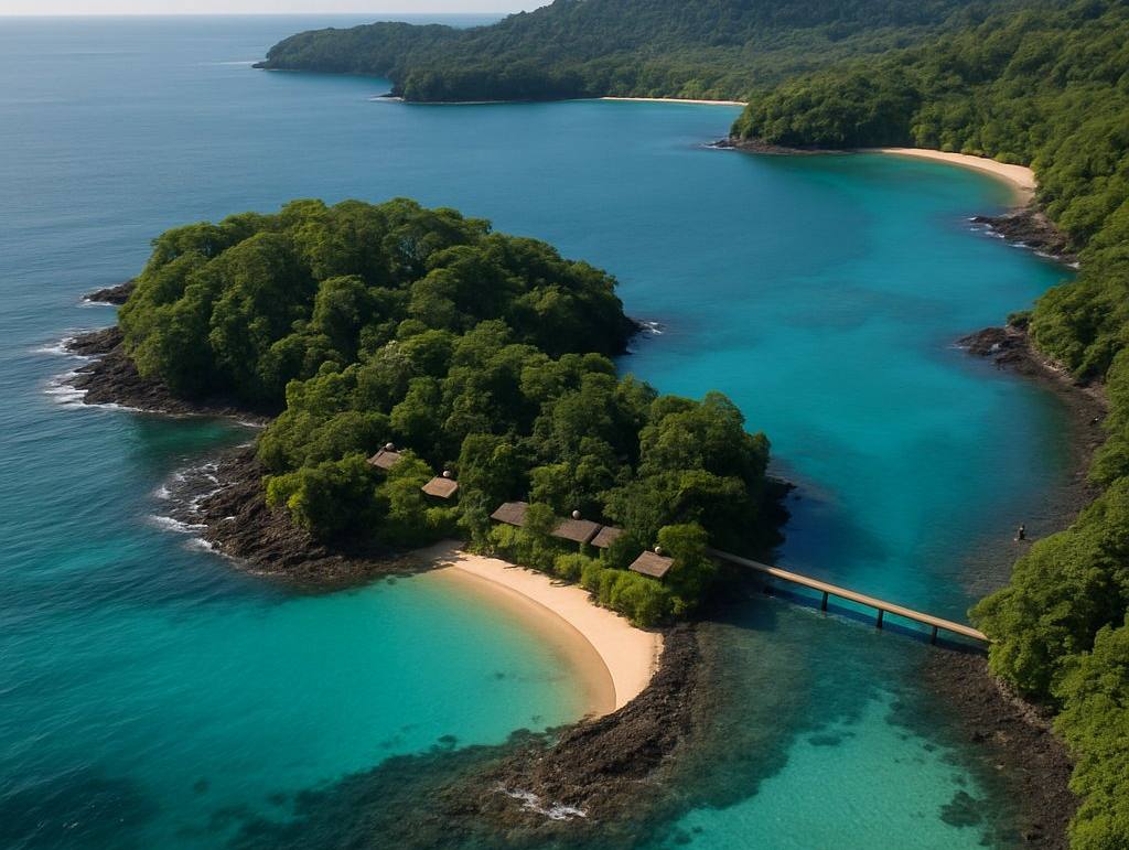 Bom Bom Island Resort Principe cruise port