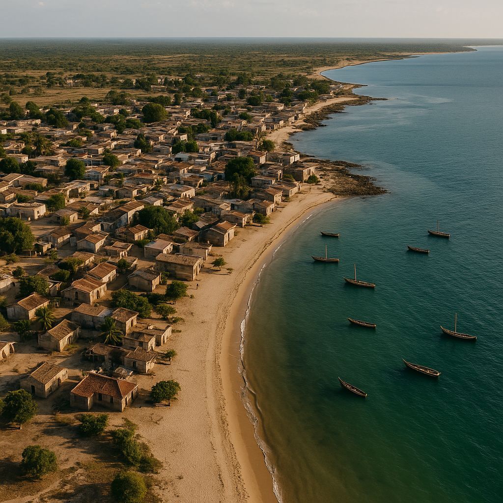 Cabaceira Mozambique Cruise Port - overhead view of the Cabaceira itinerary stop located in the Other (Asia/Africa/Middle East) cruising region