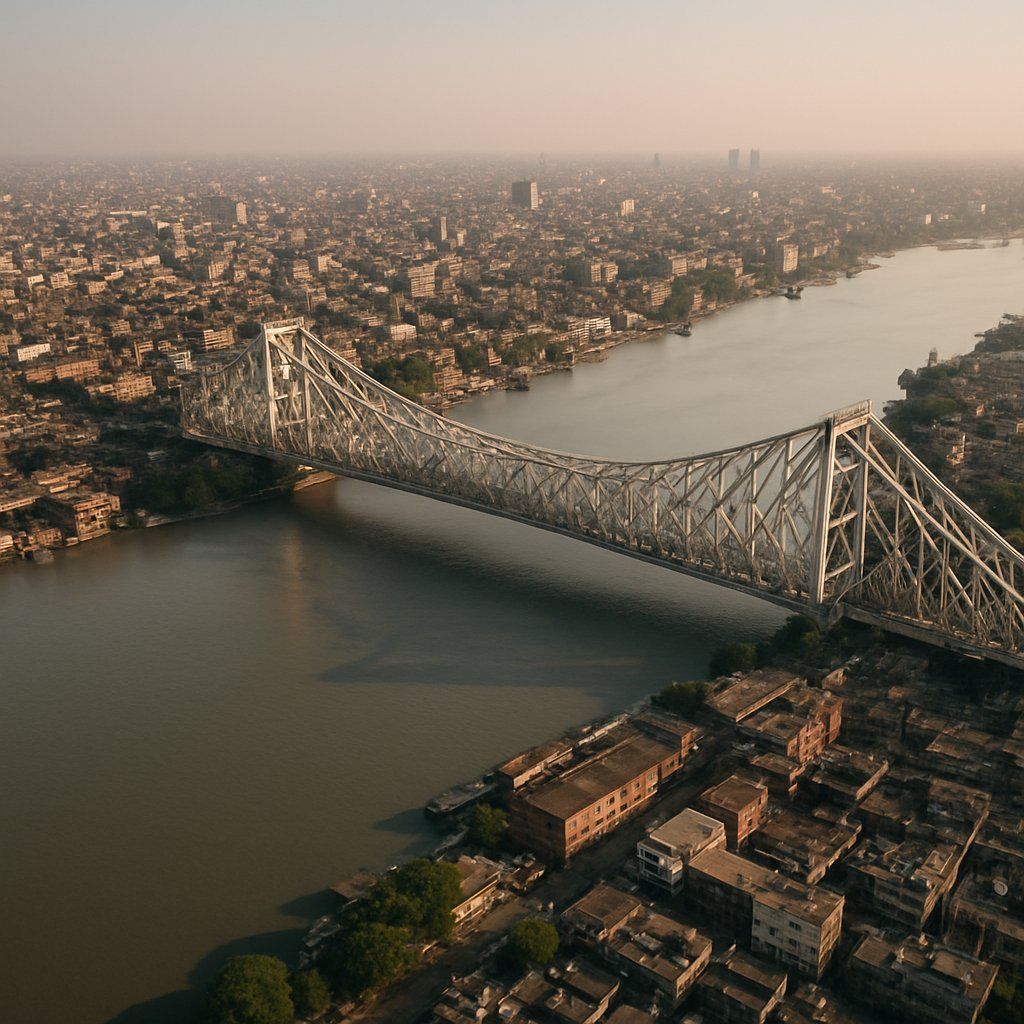 Calcutta Cruise Port - overhead view of the Calcutta itinerary stop located in the Other (Asia/Africa/Middle East) cruising region