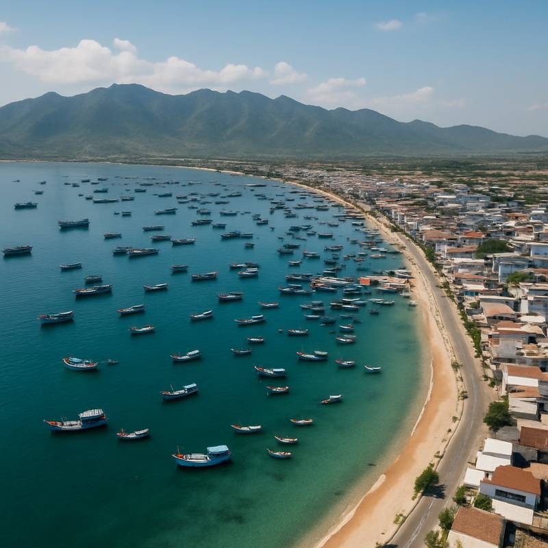 Cam Ranh, Vietnam Cruise Port - overhead view of the Cam Ranh itinerary stop located in the Other (Asia/Africa/Middle East) cruising region