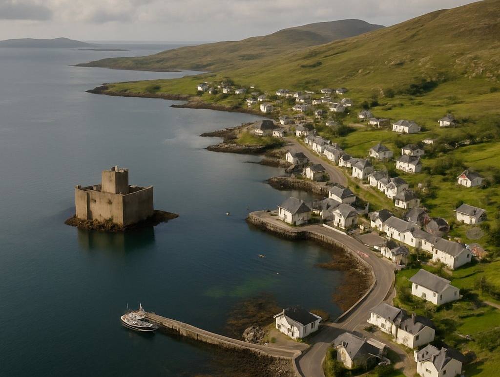 Castlebay, Isle of Barra, Scotland cruise port