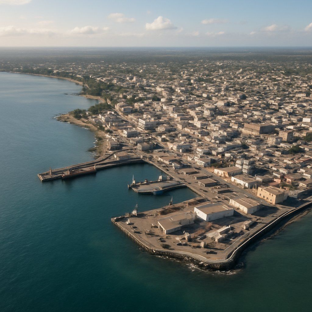 Colon, Argentina Cruise Port - overhead view of the Colon itinerary stop located in the South America cruising region
