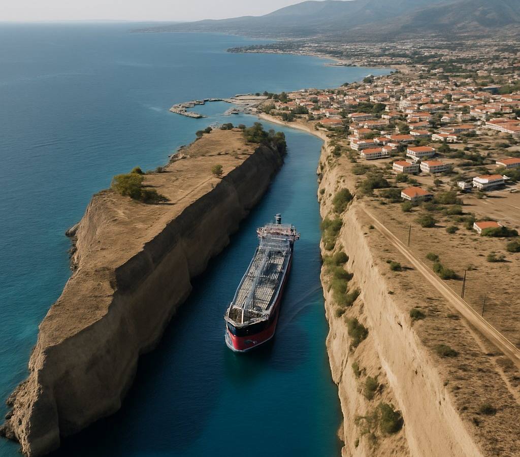 Corinth Canal Transit Cruise Port