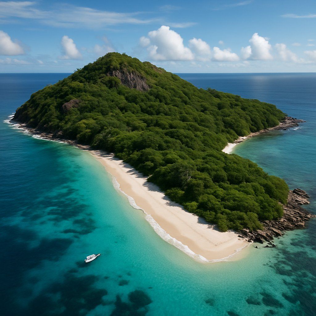 Cousin Island, Seychelles Cruise Port - overhead view of the Cousin Island itinerary stop located in the Other (Asia/Africa/Middle East) cruising region