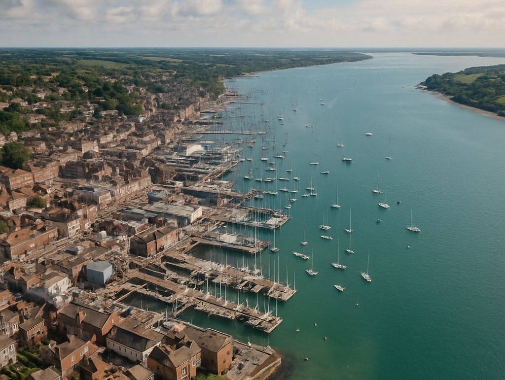 Cowes, Isle Of Wight, U.k. cruise port