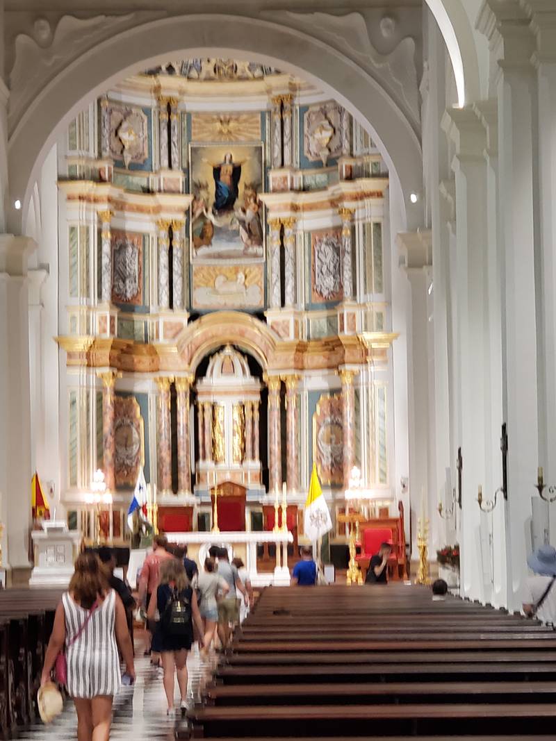 Cristobal, Panama Cruise Port - overhead view of the Cristobal itinerary stop located in the Central America, Panama Canal cruising region