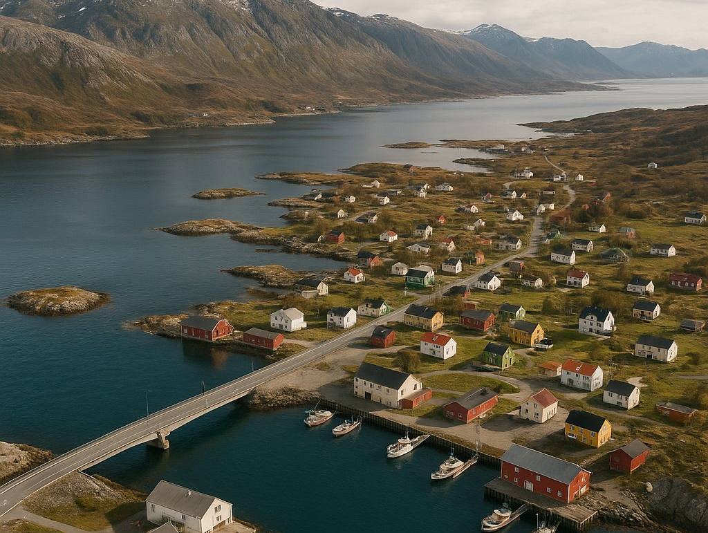 Cross Arctic Circle cruise port