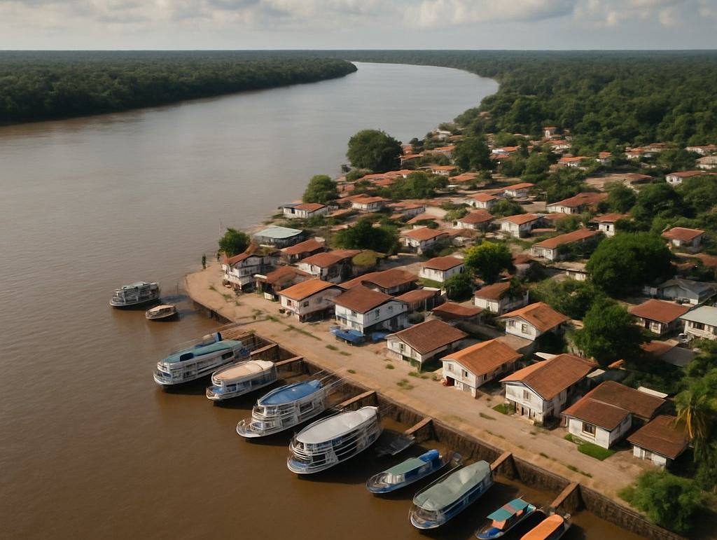 Cross The Amazon River Bar cruise port