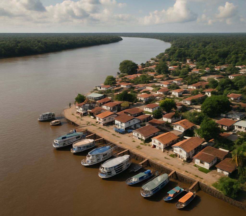 Cross The Amazon River Bar Cruise Port