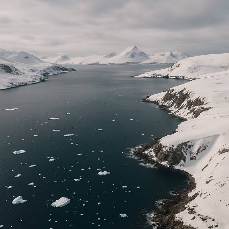 Cruise Admiralty Bay Antarctica Cruise Port - overhead view of the Admiralty Bay itinerary stop located in the Other (Asia/Africa/Middle East) cruising region
