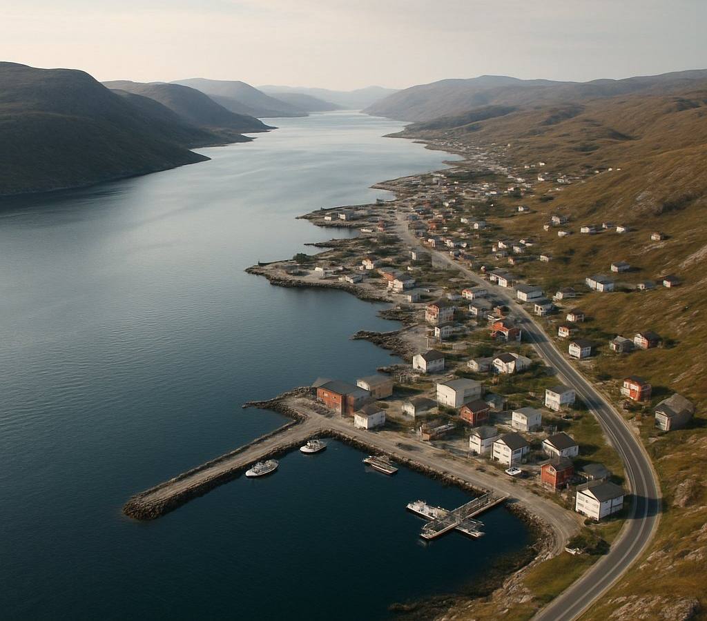 Cruise Amundsen Through Cruise Port