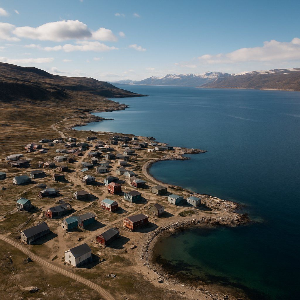 Cruise Baffin Bay Cruise Port - overhead view of the Baffin Bay itinerary stop located in the Canada, New England, New York cruising region