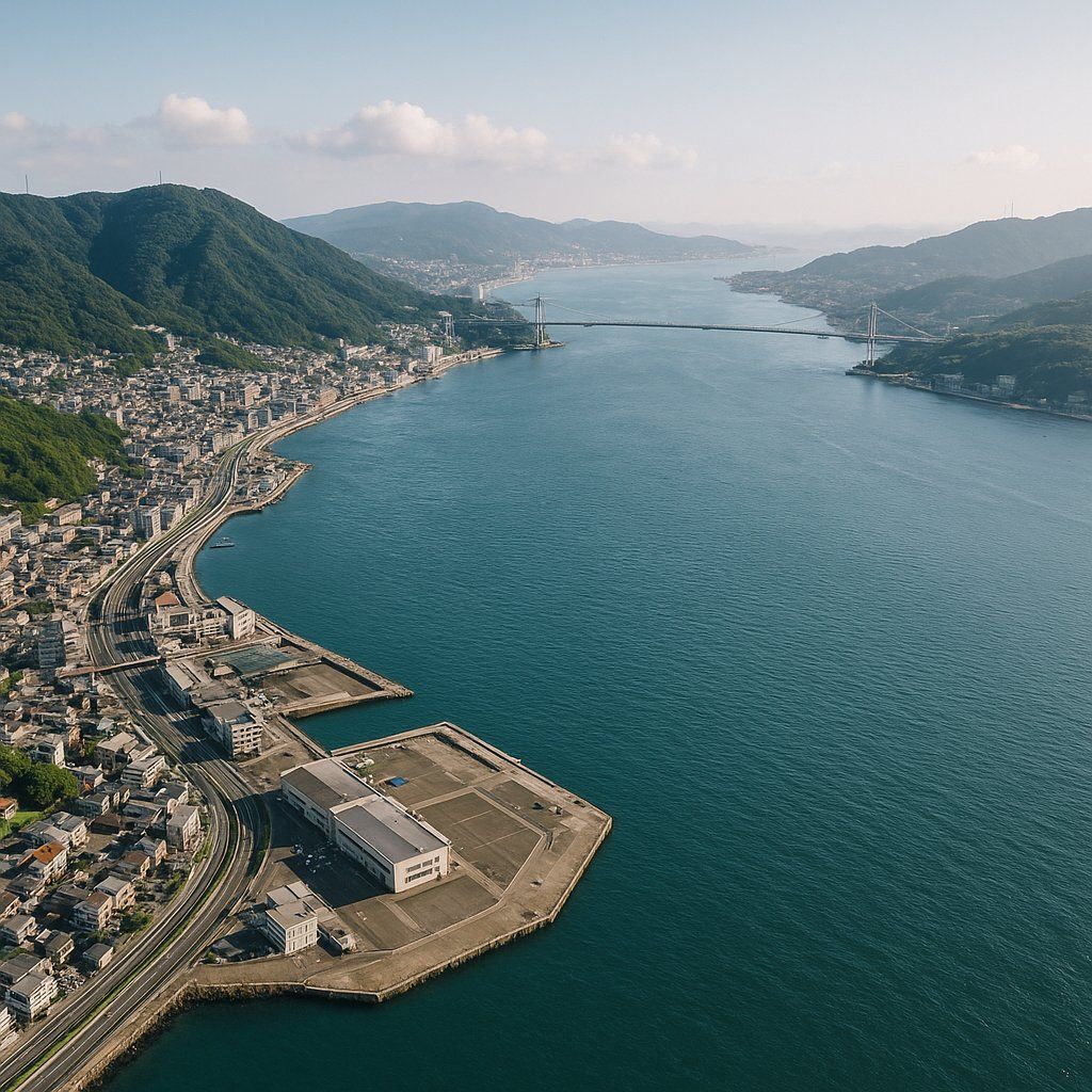 Cruise Kanmon Straits, Japan