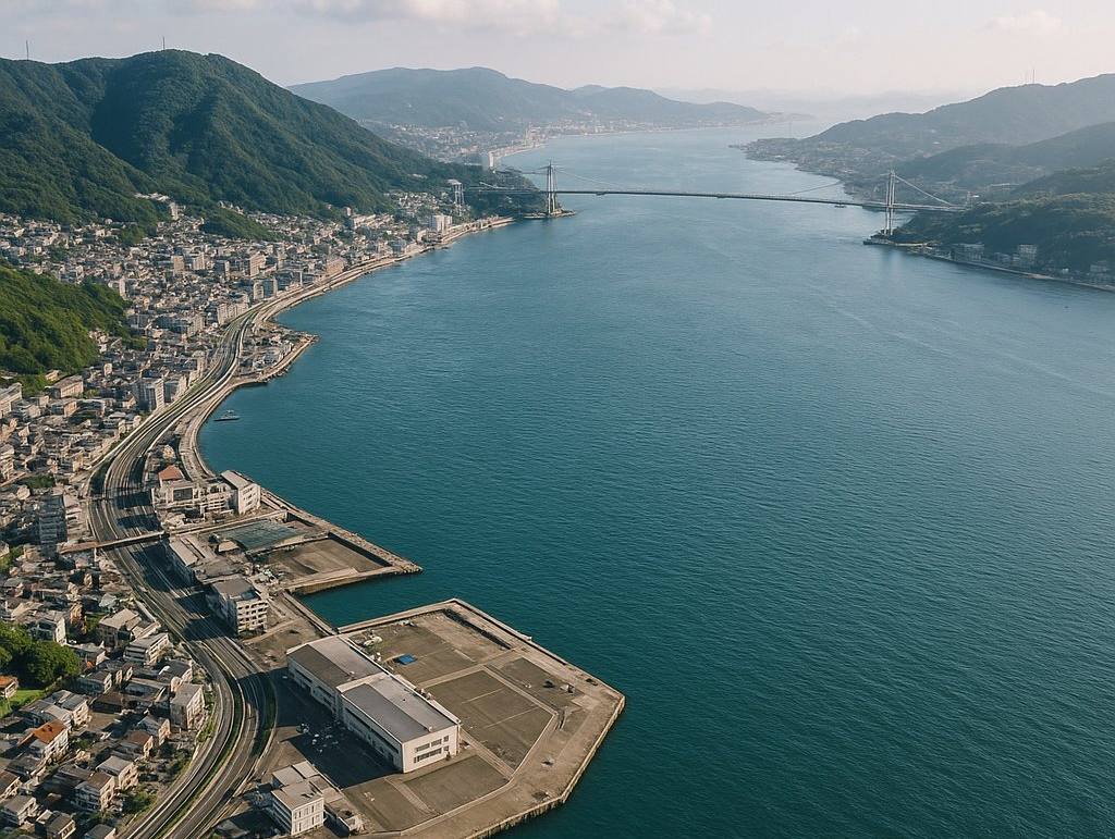 Cruise Kanmon Straits, Japan cruise port