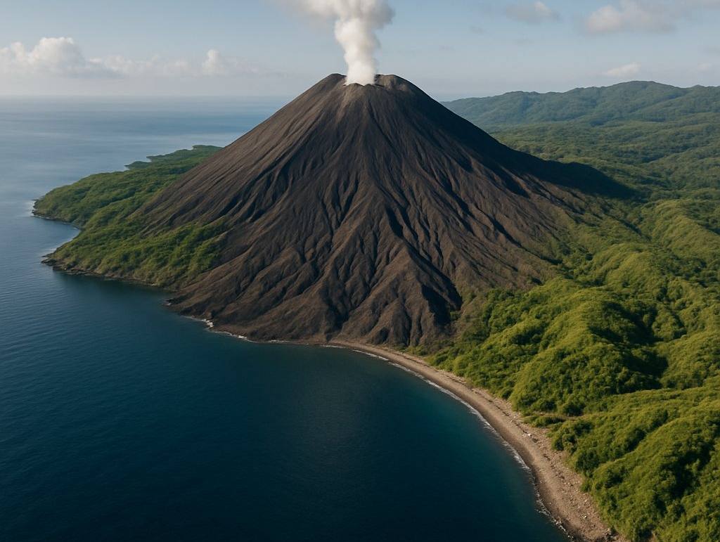 Cruise Kumba Volcano, Indonesia cruise port
