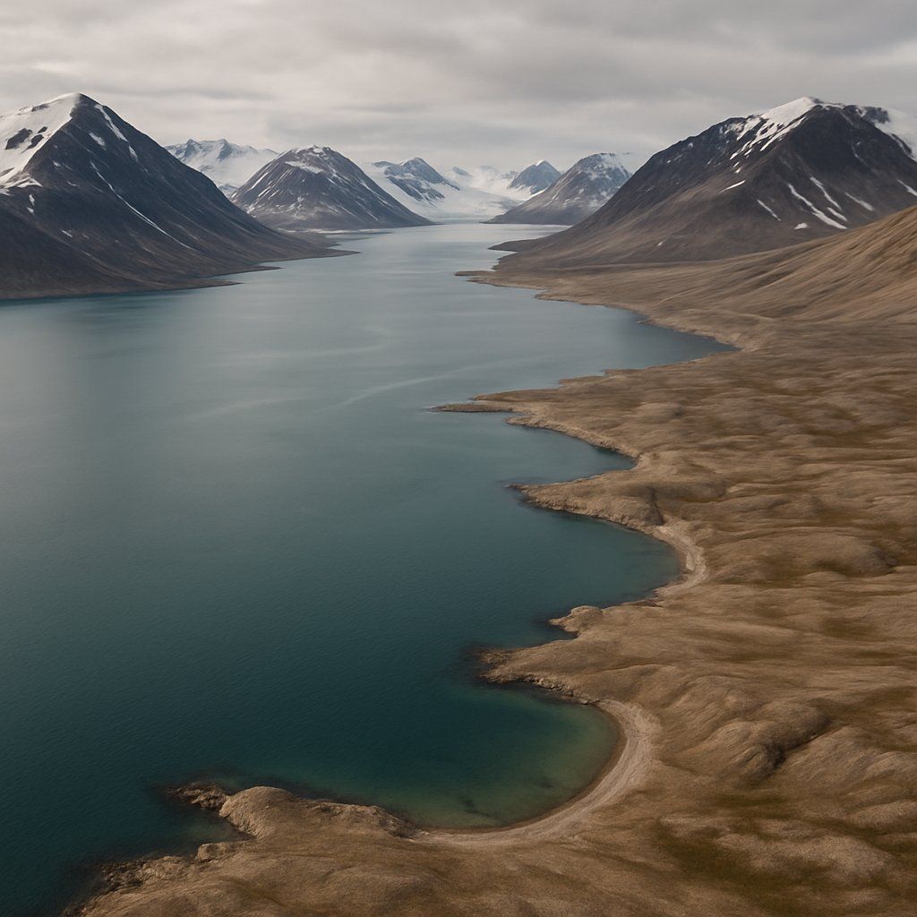 Cruise Liefdefjorden Cruise Port - overhead view of the Liefdefjorden itinerary stop located in the Europe - Northern Europe cruising region