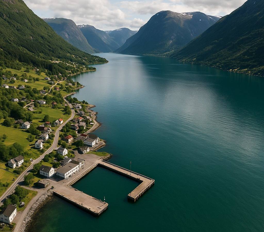 Cruise Lustrafjord Cruise Port