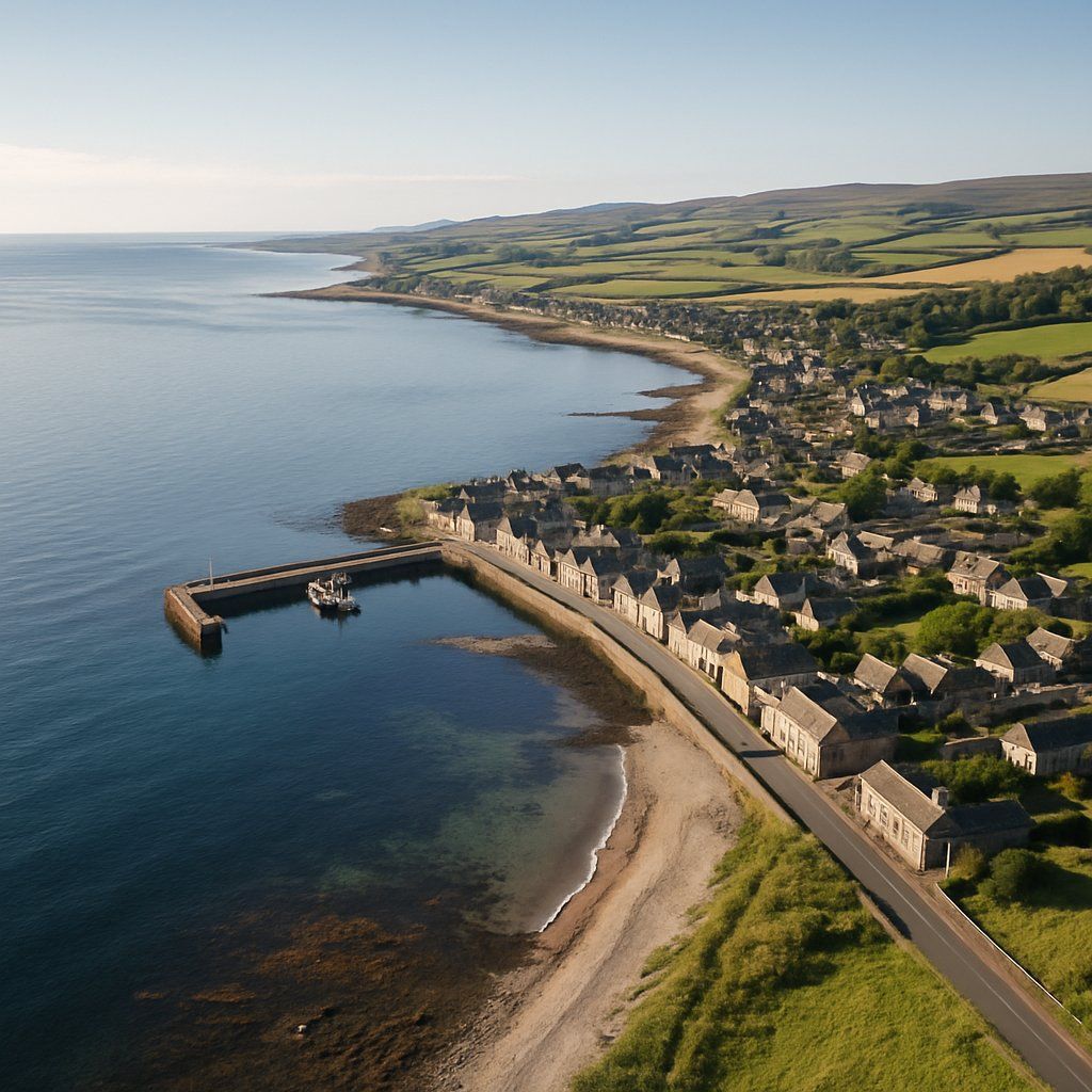 Cruise North Sea Cruise Port - overhead view of the North Sea itinerary stop located in the Europe - Western Europe cruising region