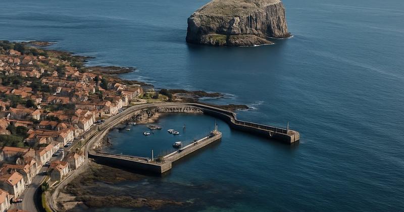 Cruise Past Bass Rock, Scotland — Day 3 of Queen Mary 2 August 30, 2024 cruise