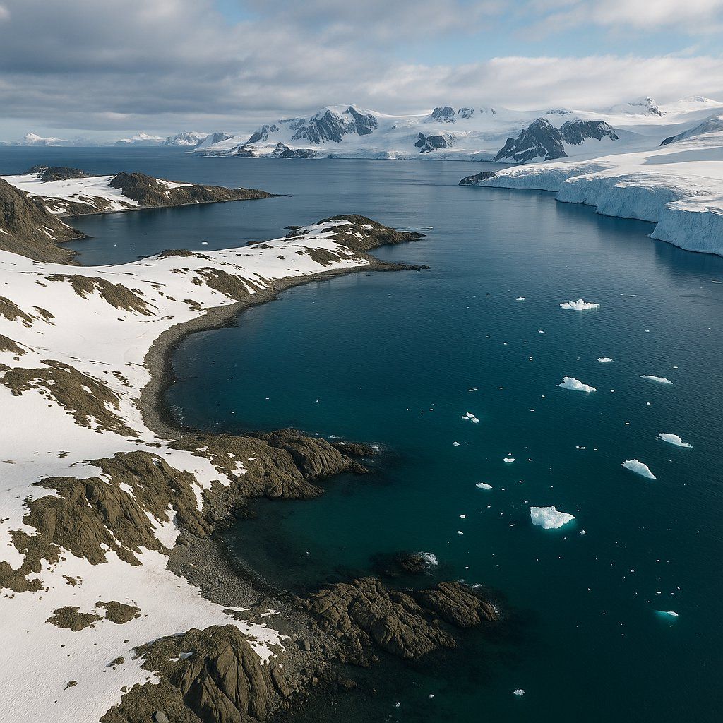 Cruise South Shetland Islands Cruise Port - overhead view of the South Shetland itinerary stop located in the Other (Asia/Africa/Middle East) cruising region