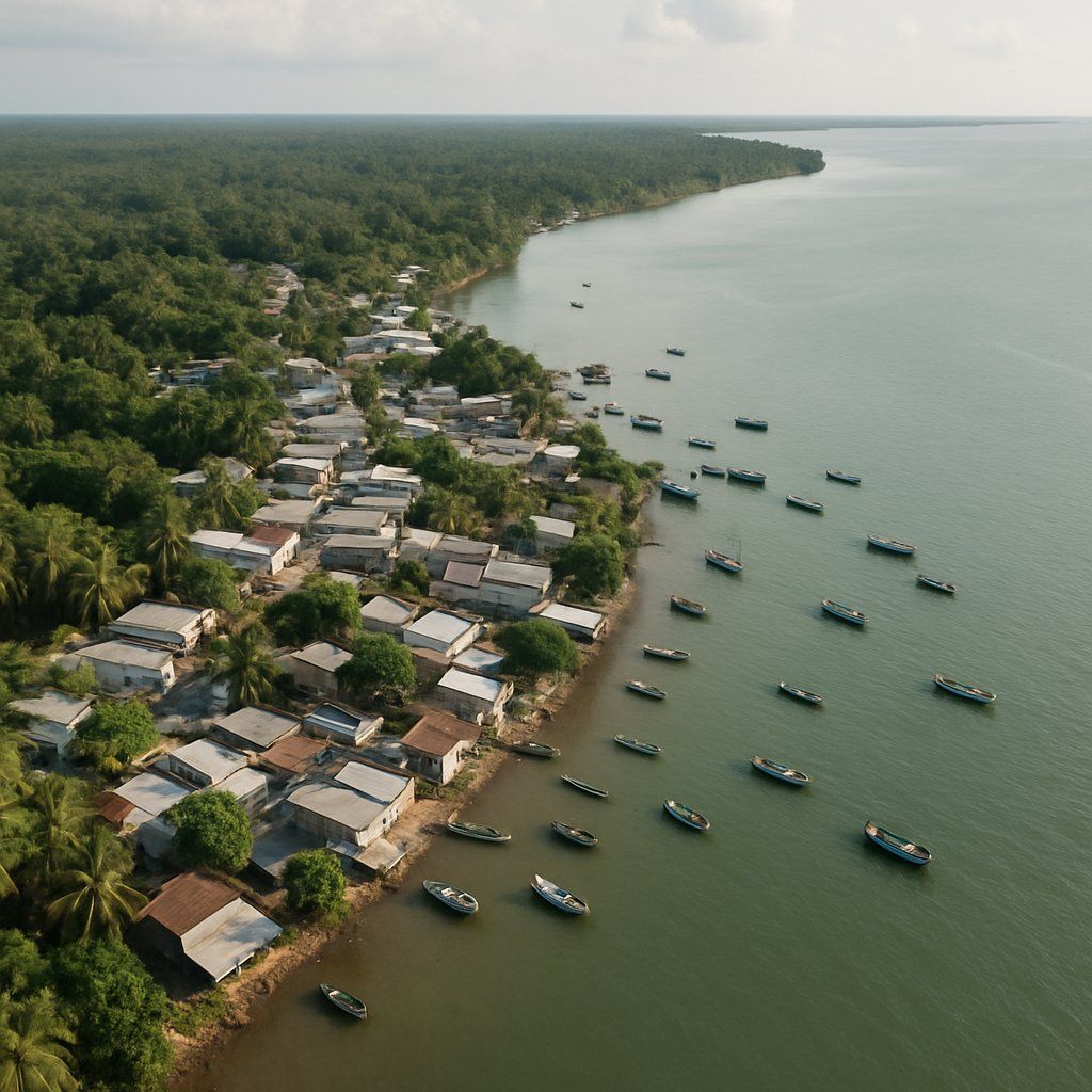 Cu Lao Gien, Vietnam Cruise Port - overhead view of the Cu Lao Gien itinerary stop located in the Other (Asia/Africa/Middle East) cruising region