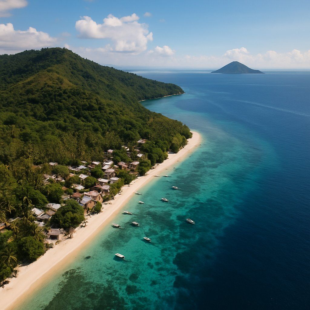 Cuatro Islas, Philippines Cruise Port - overhead view of the Cuatro Islas itinerary stop located in the Other (Asia/Africa/Middle East) cruising region