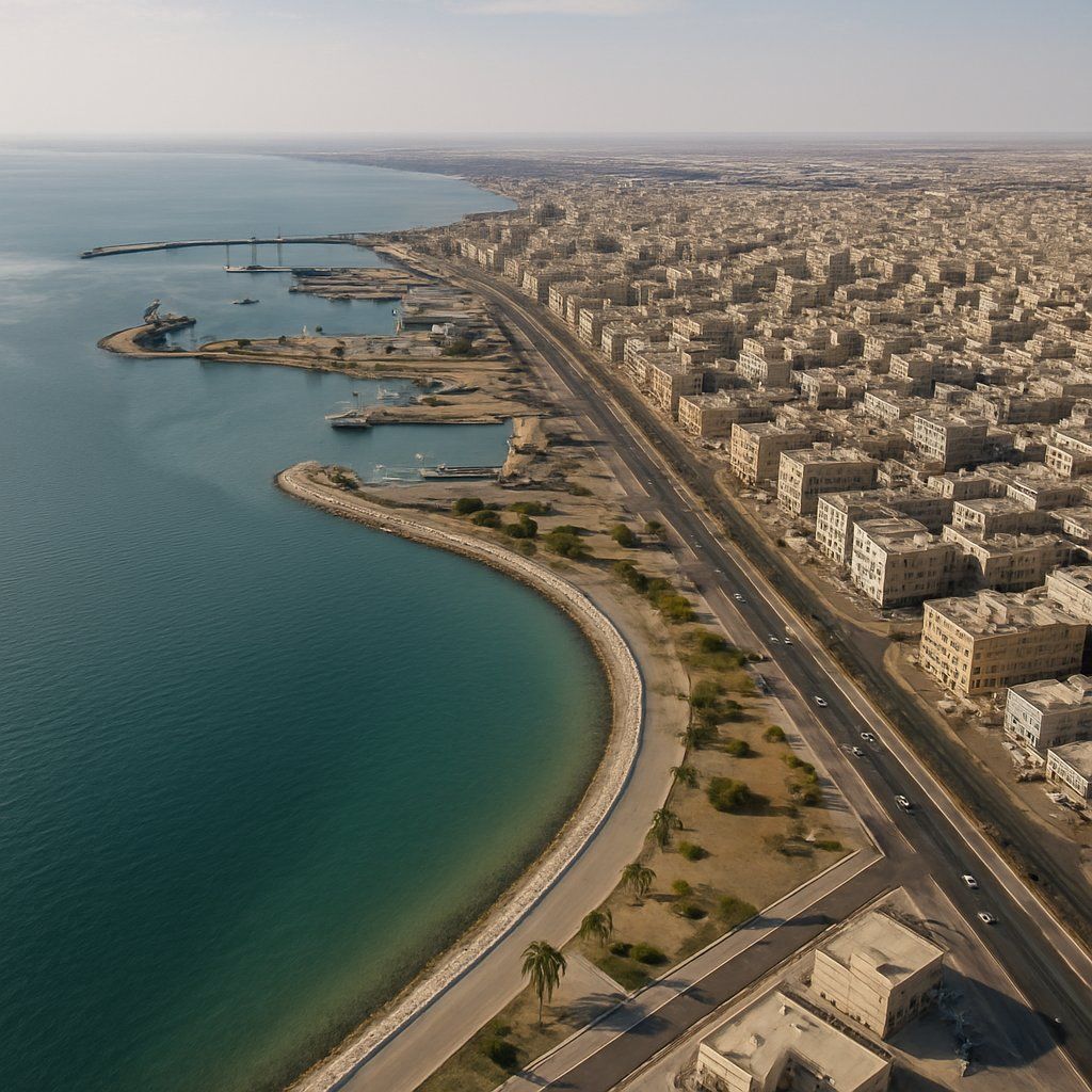 Dammam Saudi Arabia Cruise Port - overhead view of the Dammam itinerary stop located in the Other (Asia/Africa/Middle East) cruising region