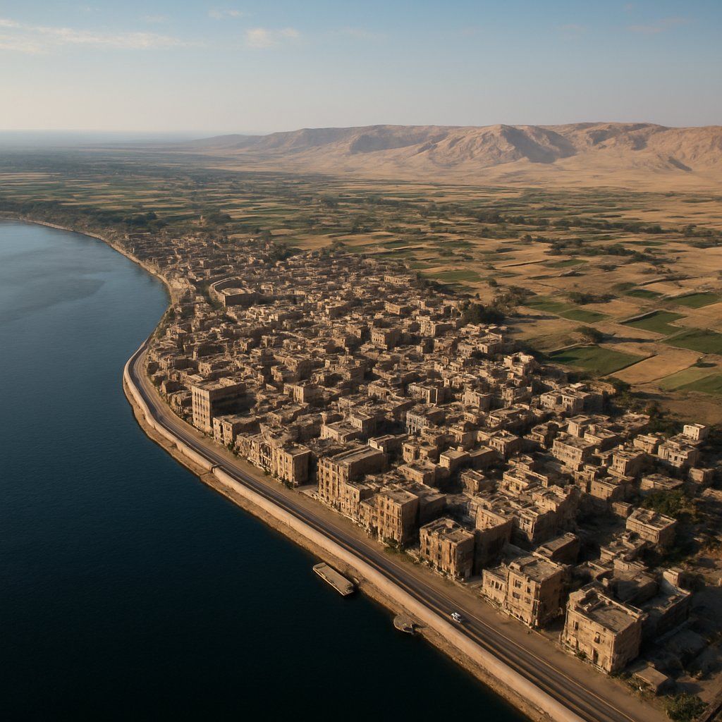 Dendera, Egypt Cruise Port - overhead view of the Dendera itinerary stop located in the Other (Asia/Africa/Middle East) cruising region