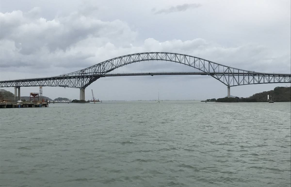Exit Panama Canal At Cristobal cruise port