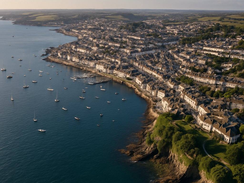 Falmouth, Cornwall, England cruise port
