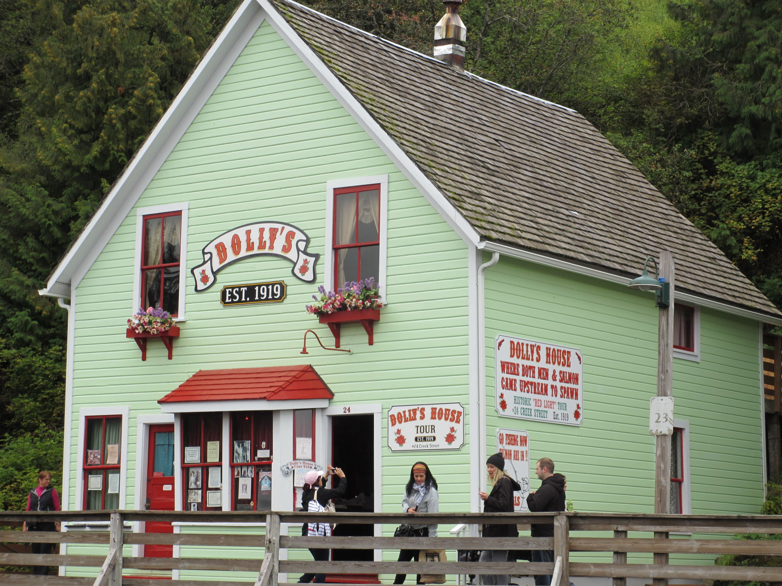 Ketchikan, Alaska - Creek Street & Museum of Dolly’s House