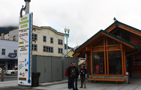 Ketchikan Visitors Bureau & Rain Gauge