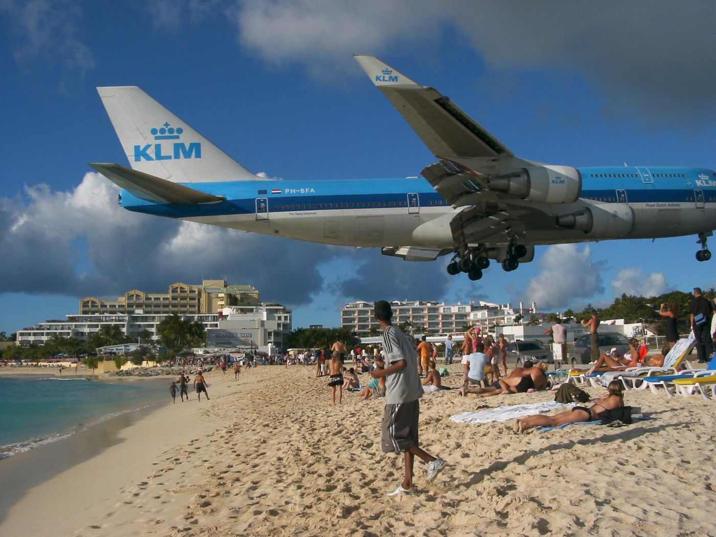 Philipsburg, St. Maarten - Maho Beach (airplane beach)
