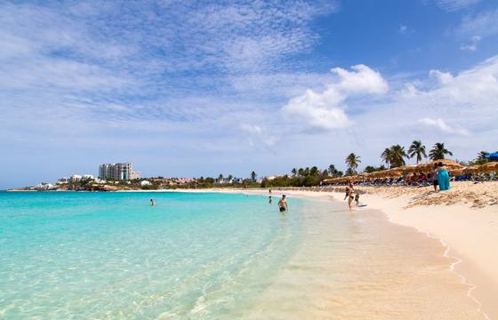 Mullet Bay Beach