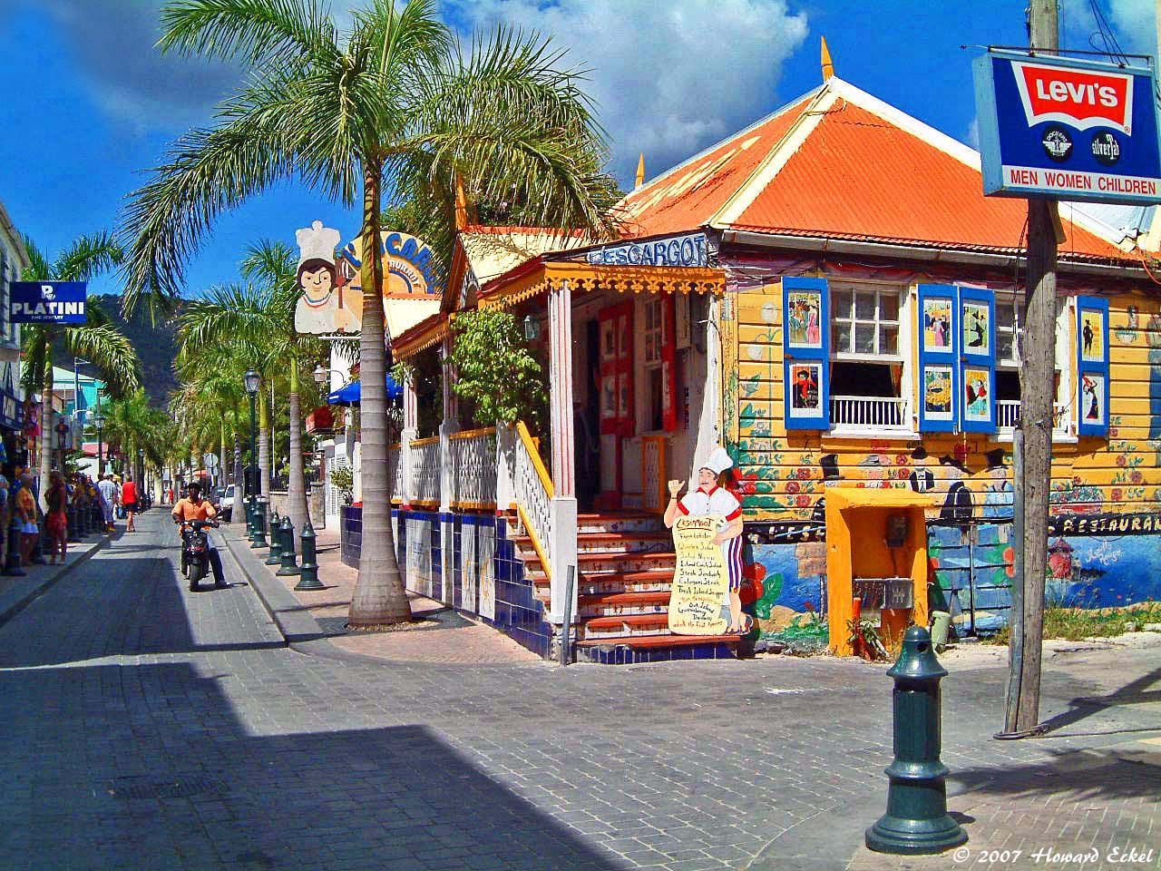 Philipsburg, St. Maarten - Front Street, St Maarten