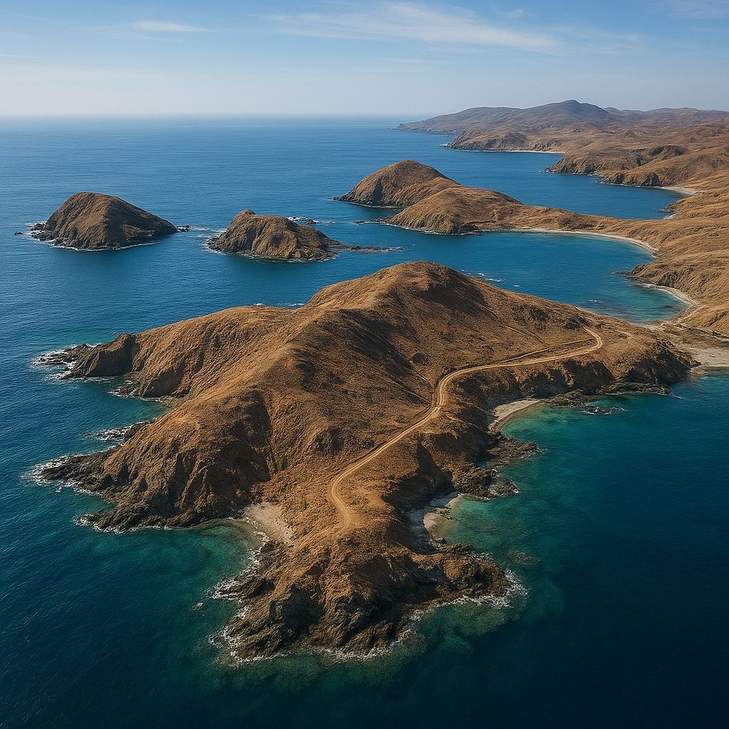 Guanape Islands (islas Guanape), Peru Cruise Port - overhead view of the Guanape Islands itinerary stop located in the South America cruising region